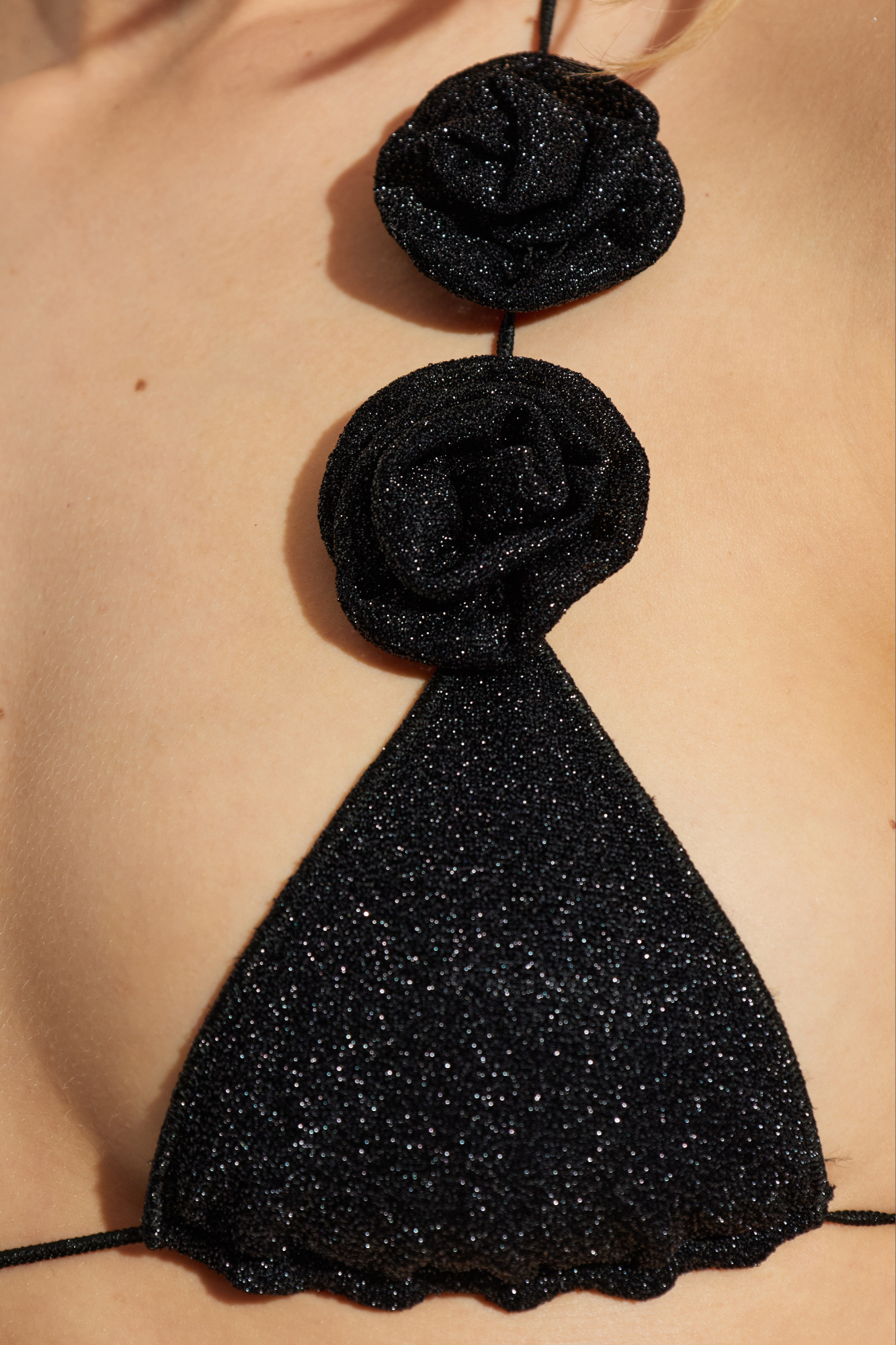 ビキニ Oseree FW25 Black nylon blend bikini (FTS249 BLACK) Black Two-piece swimsuit Oseree - Vitkac Canada